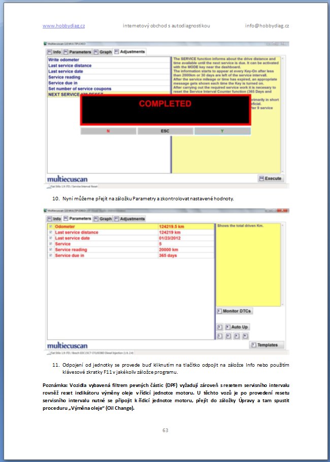 Příručka pro Multiecuscan CZ (v1.1)