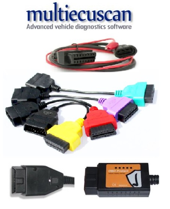Multiecuscan CAN + KKL KOMPLET v češtině