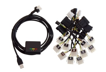 Diagnostika LPG Komplet s 12 adaptéry